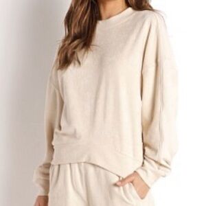Varley NWT Lyle Top Sandshell Size S